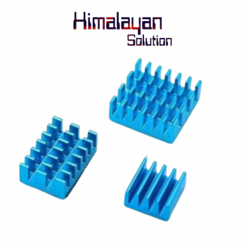 Raspberry Pi 4 Aluminum Heatsink Kit 3PCS Blue
